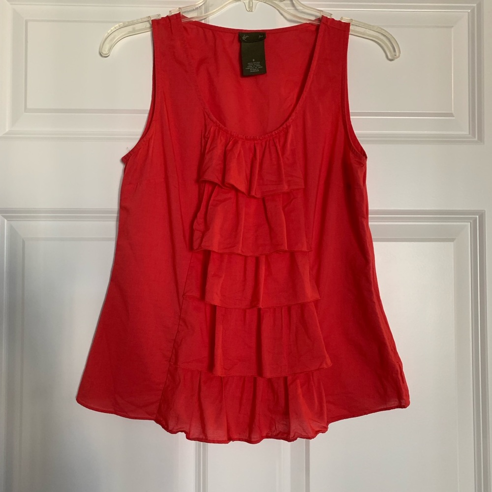 Anthropologie Fei Tiered Sleeveless Blouse